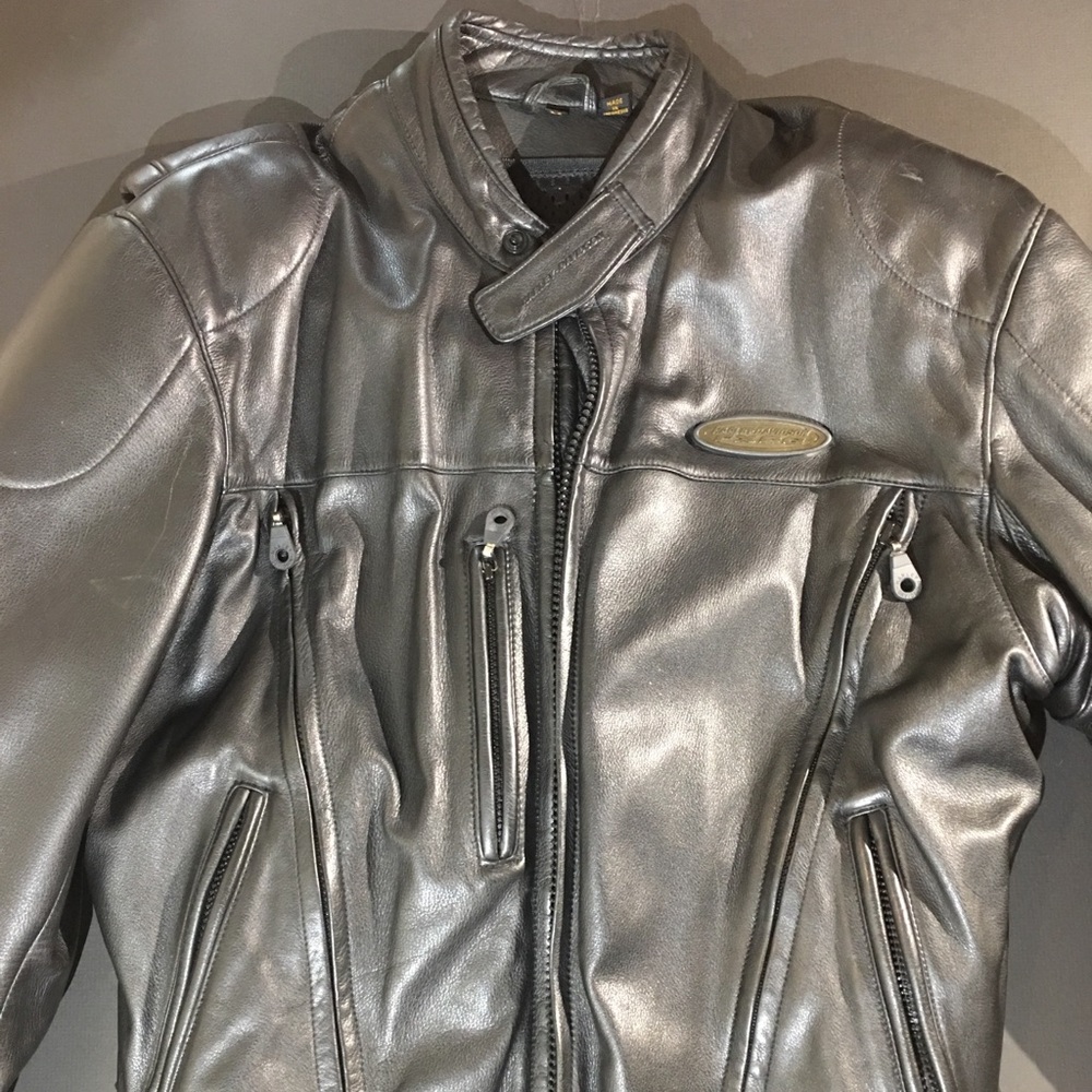 Harley Davidson FXRG Leather Motorcycle Jacket